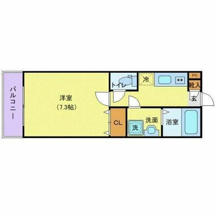 神奈川県伊勢原市石田(アパート)の賃貸物件の間取り