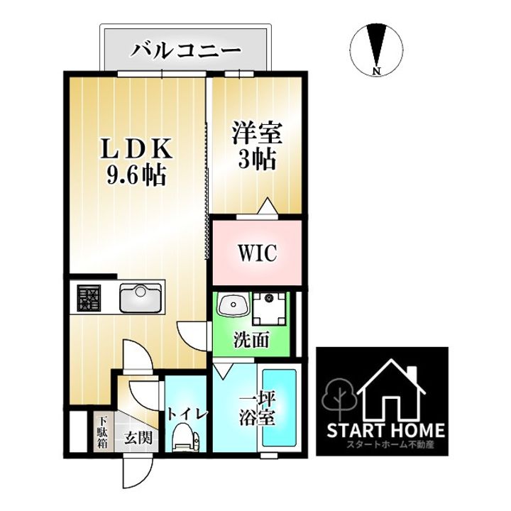 カーサフェリオ南佐古の間取り
