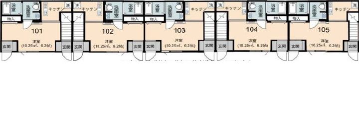 ベックアパートメント東川口の間取り