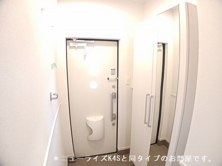滋賀県東近江市聖和町(アパート)の賃貸物件の玄関