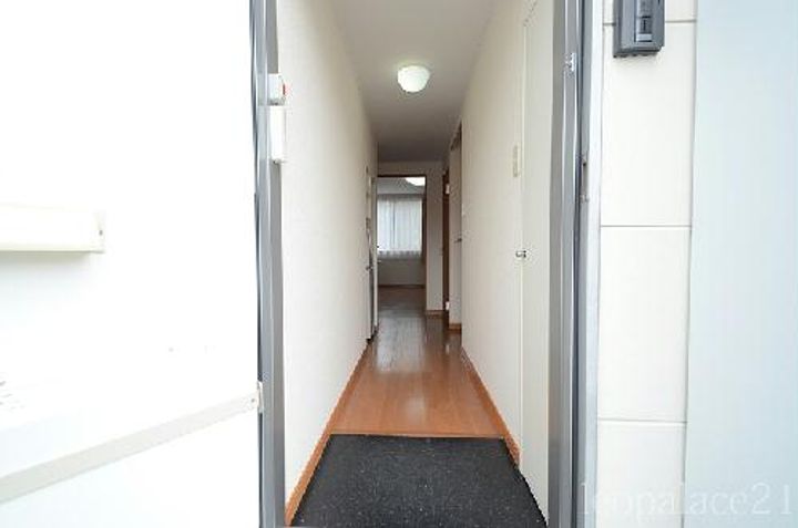 レオパレスフィリアAの玄関