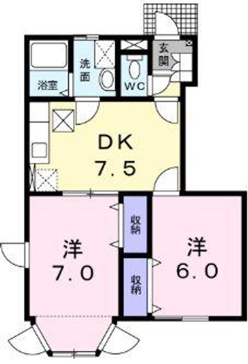 やまなみロイヤルの間取り