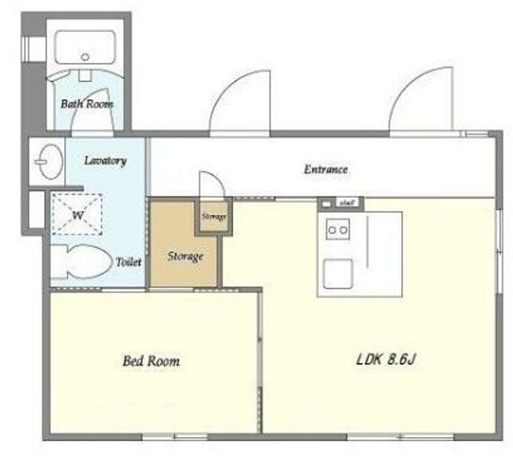 東京都豊島区南池袋1(マンション)の賃貸物件の間取り