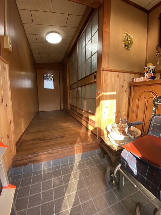 岡山県玉野市山田(一戸建)の賃貸物件の玄関