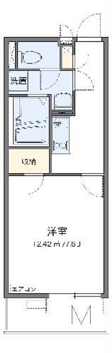 レオネクストホワイトメゾンの間取り