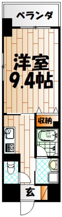 クルーズ レーヌの間取り