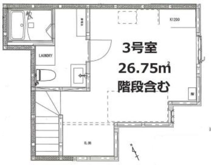 東京都八王子市大塚(アパート)の賃貸物件の間取り