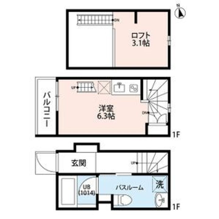 シャレイド豊田本町WESTの間取り