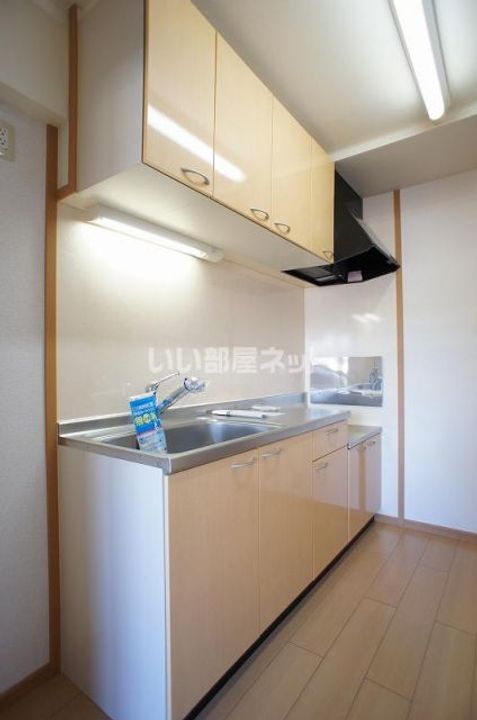 福島県いわき市平北白土字宮前(マンション)の賃貸物件のキッチン