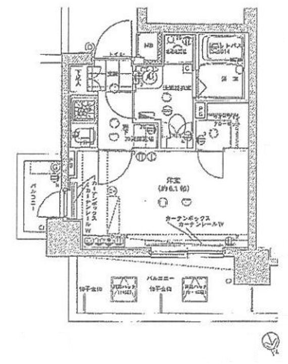 エクセリア桜上水の間取り