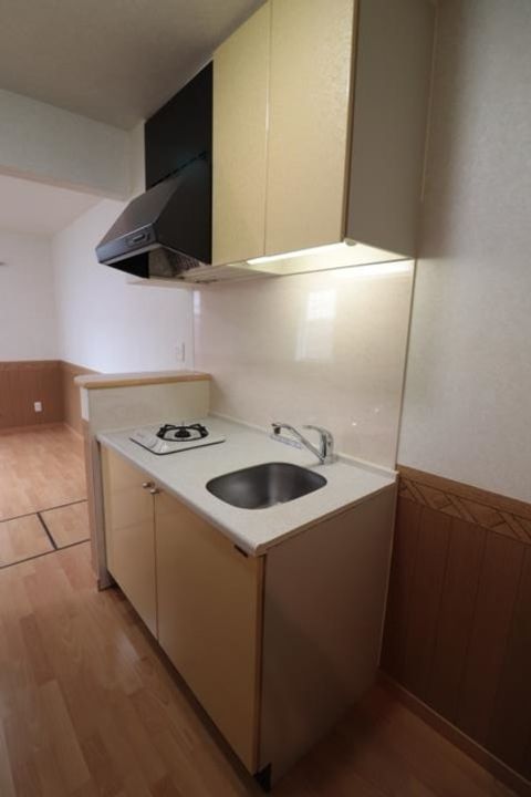大阪府大阪市西淀川区大野1の賃貸アパートのキッチン