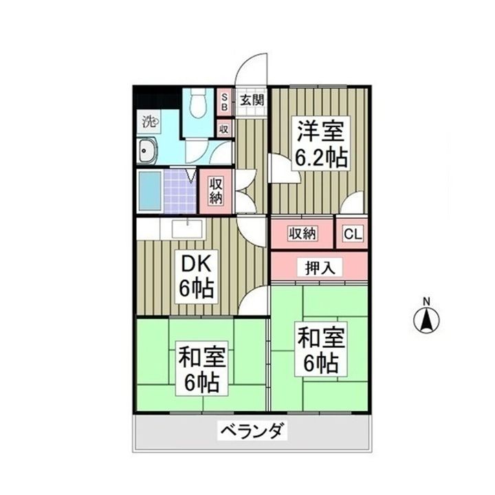 佐藤マンションの間取り