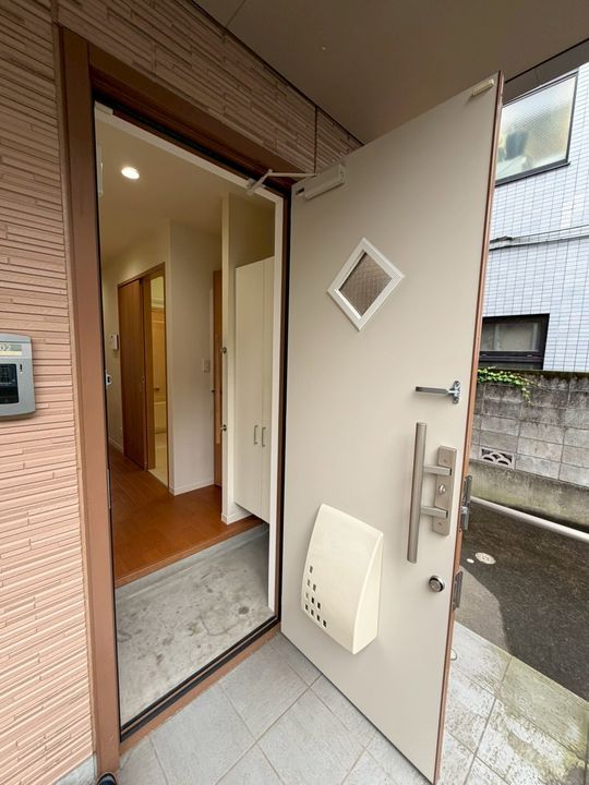 ハイマートハウスの玄関