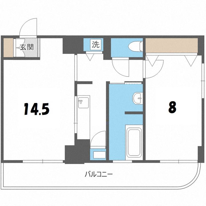 AMSTOWER南6条の間取り
