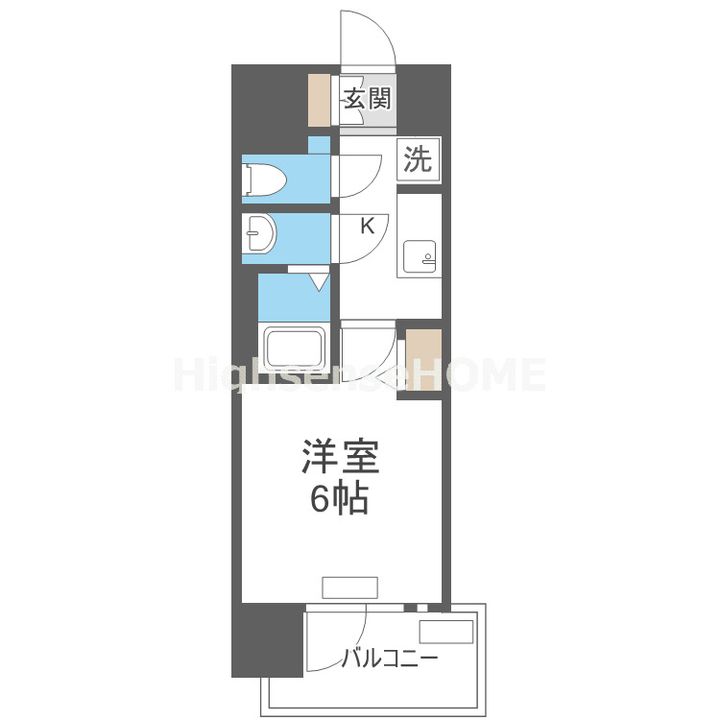 プレサンス深江橋ラヴィゲートの間取り