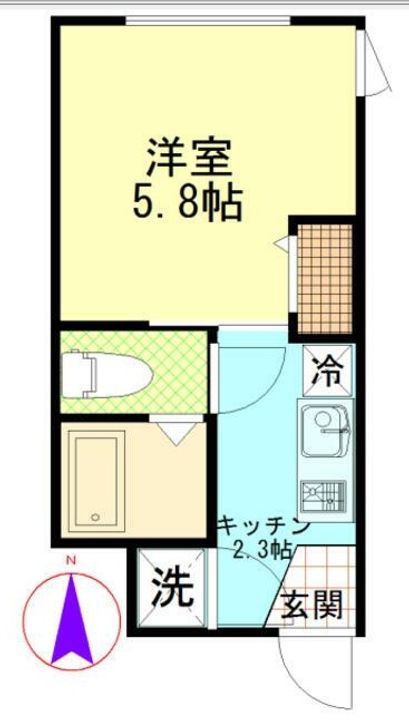 東京都足立区栗原2(アパート)の賃貸物件の間取り