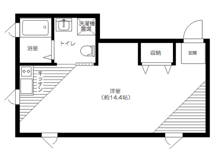 From 1st omotesandoの間取り