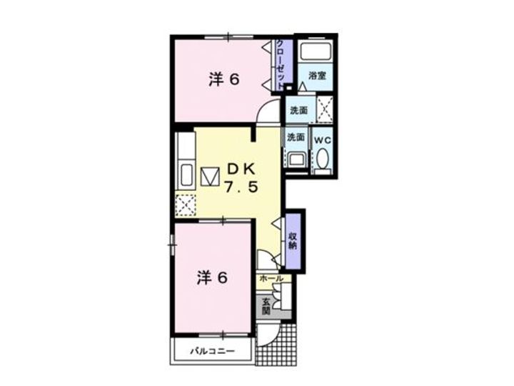 ミーテ通生2の間取り