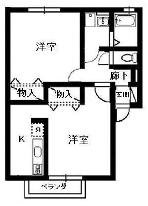 カサブランカの間取り