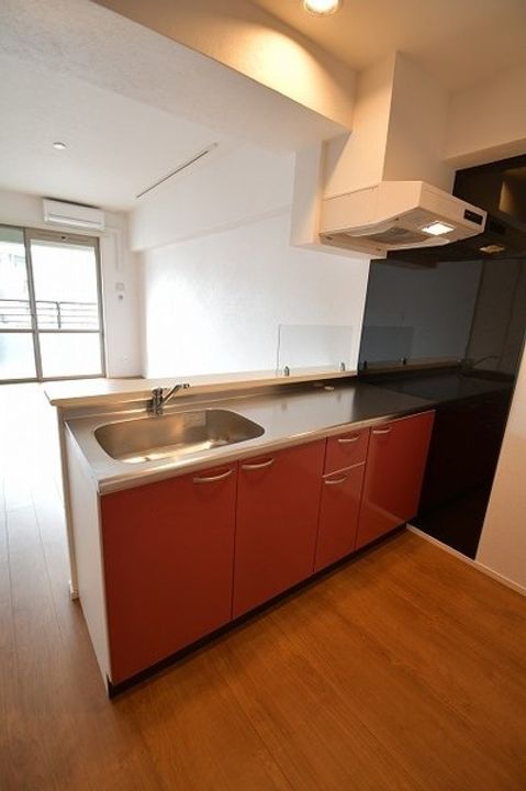 福岡県北九州市小倉北区竪町2(マンション)の賃貸物件のキッチン