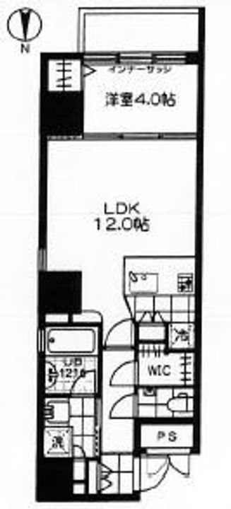 東京都中野区中央5(マンション)の賃貸物件の間取り