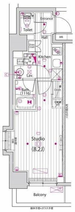 グランド・ガーラ横浜新子安の間取り