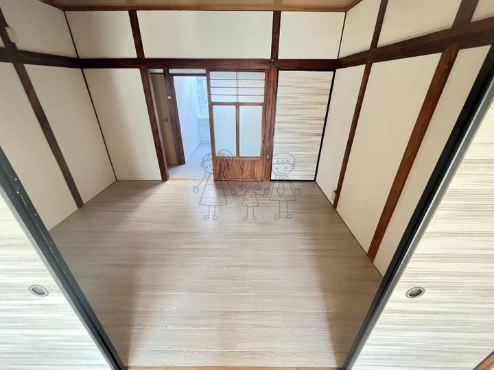 大阪府大阪市東住吉区矢田1(一戸建)の賃貸物件の居間