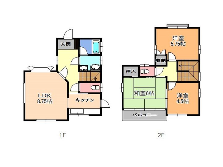 栃木県宇都宮市宮原4(一戸建)の賃貸物件の間取り