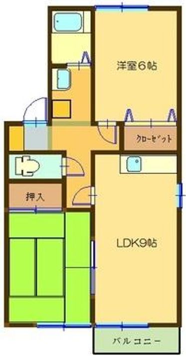 セジュールシャルダンの間取り