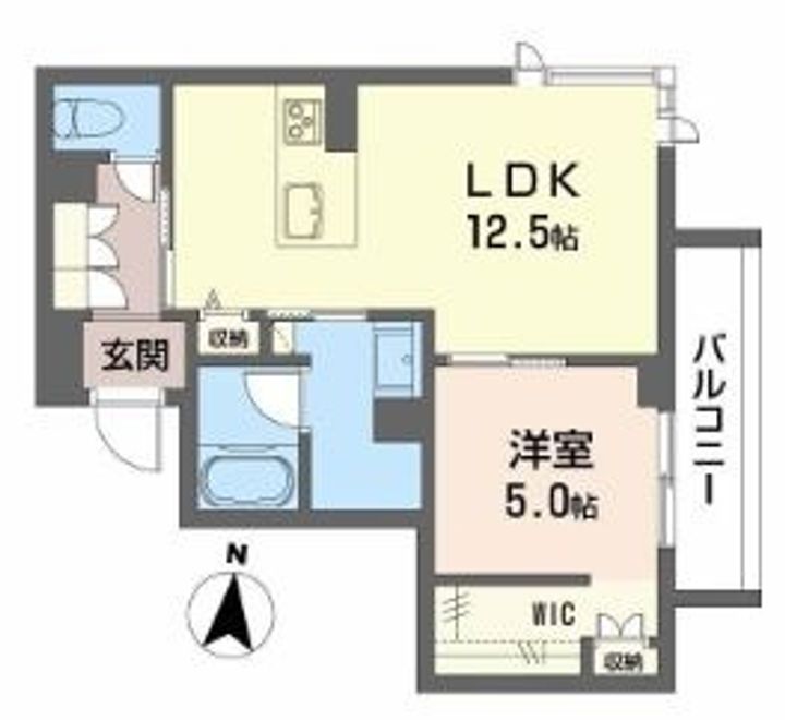 岡山県倉敷市石見町(マンション)の賃貸物件の間取り