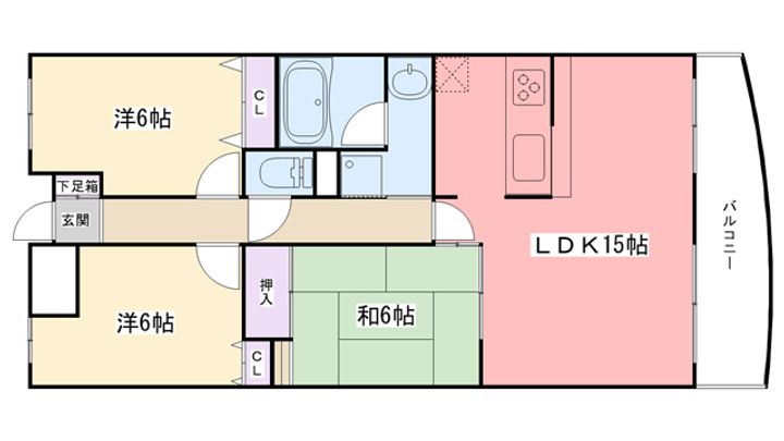 それいゆ五番館の間取り