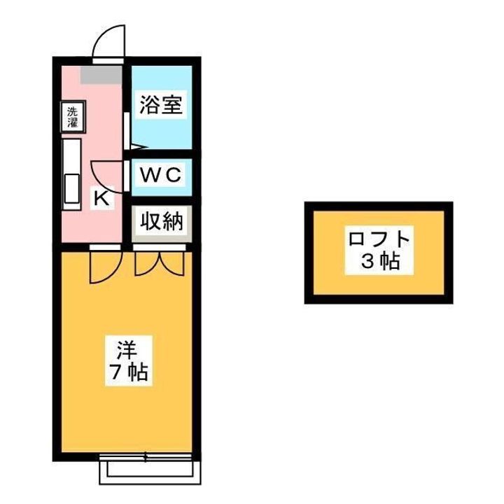コンフォート・クラージュAの間取り