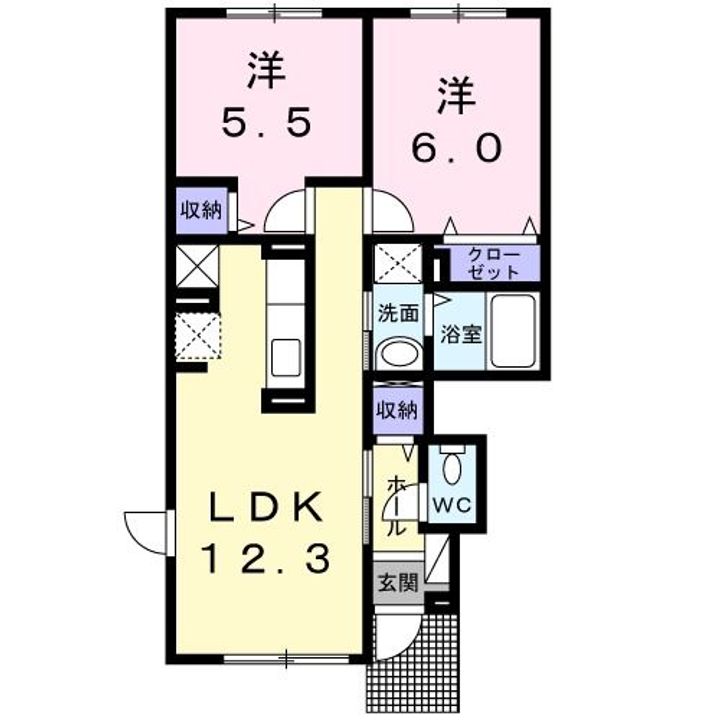 E.FieldAvalIIの間取り