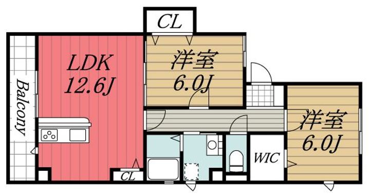 千葉県市原市八幡(アパート)の賃貸物件の間取り