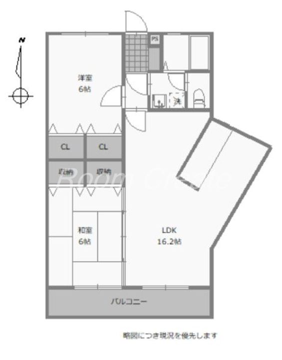コスモパートIIの間取り