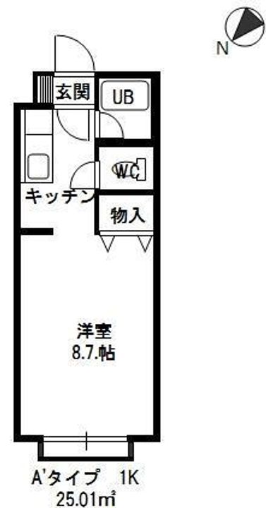 ル・ノール白石駅前Iの間取り