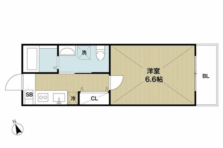 東京都足立区保木間2(アパート)の賃貸物件の間取り