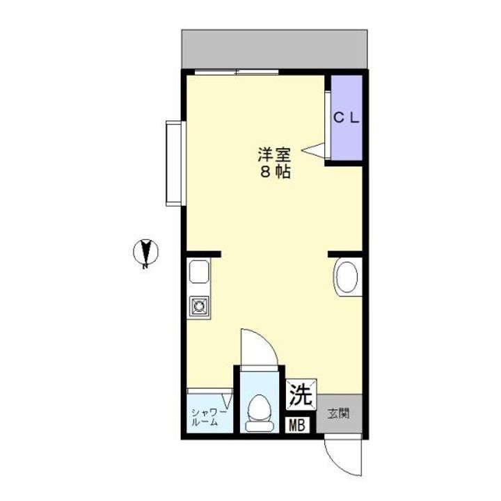 メゾン大岡山の間取り