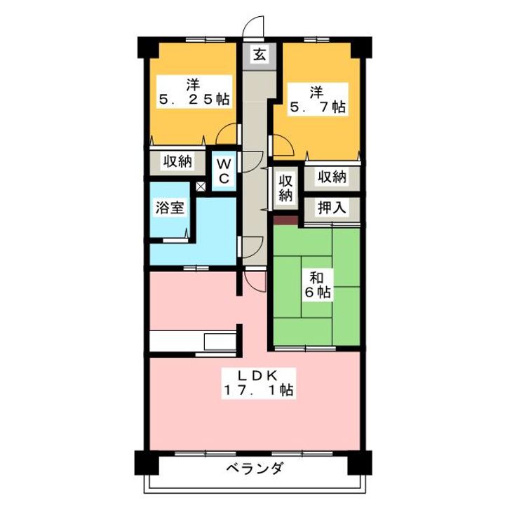 スペリア桑名アネックスIの間取り