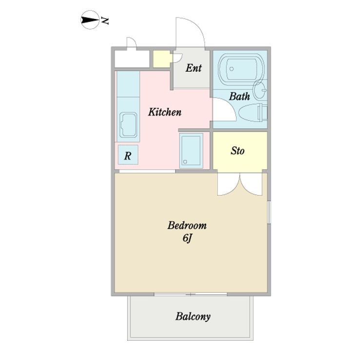 ケンコーポ青山台の間取り