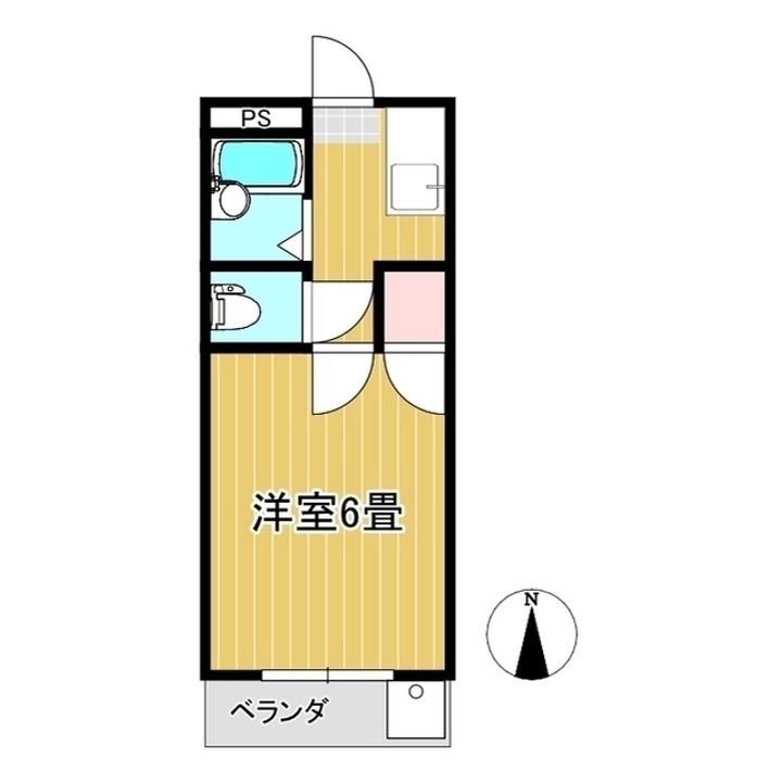 クリオコート小原 B棟の間取り