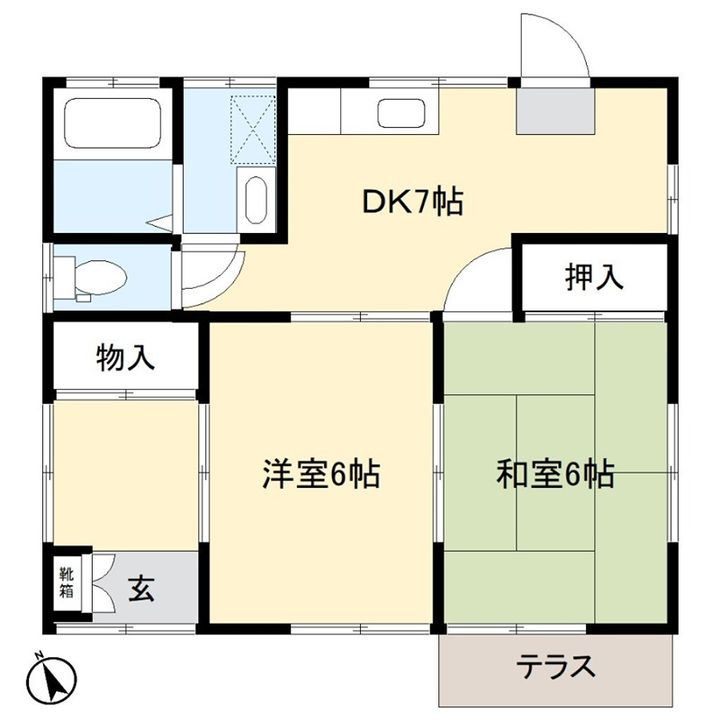群馬県太田市石原町(一戸建)の賃貸物件の間取り