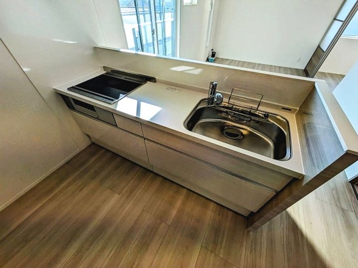 大阪府藤井寺市御舟町(アパート)の賃貸物件のキッチン