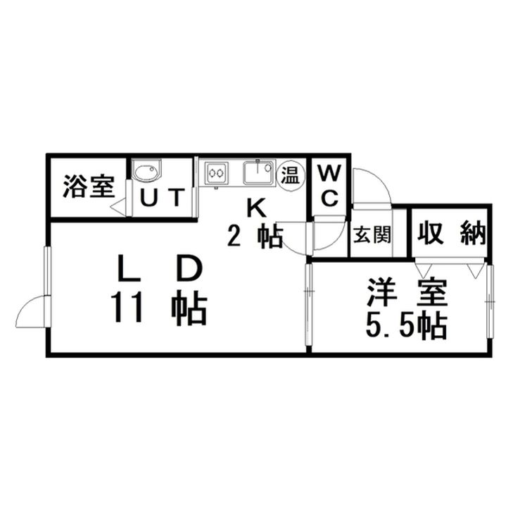 クレイトンハウスSの間取り
