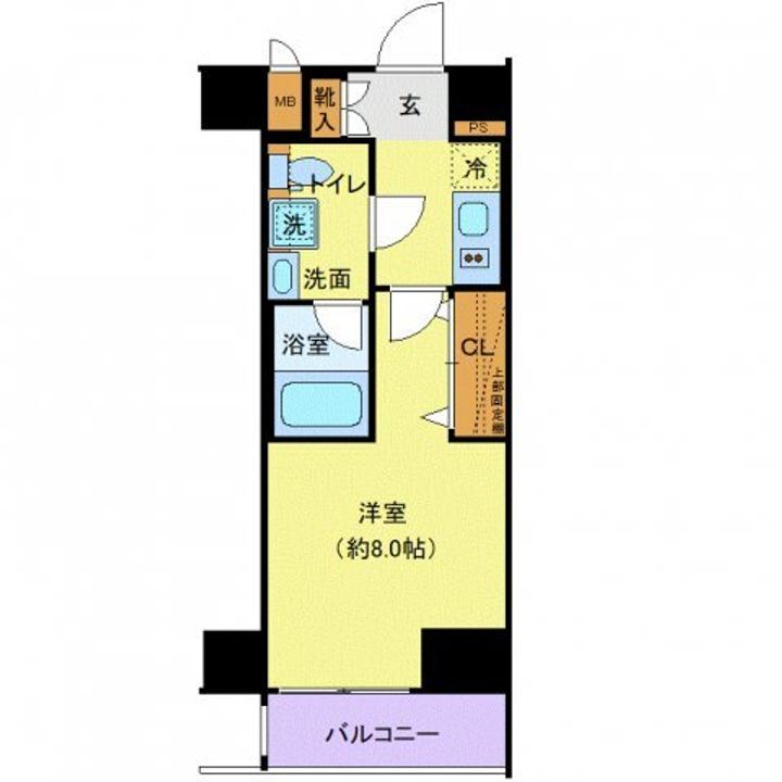 東京都北区昭和町1(マンション)の賃貸物件の間取り