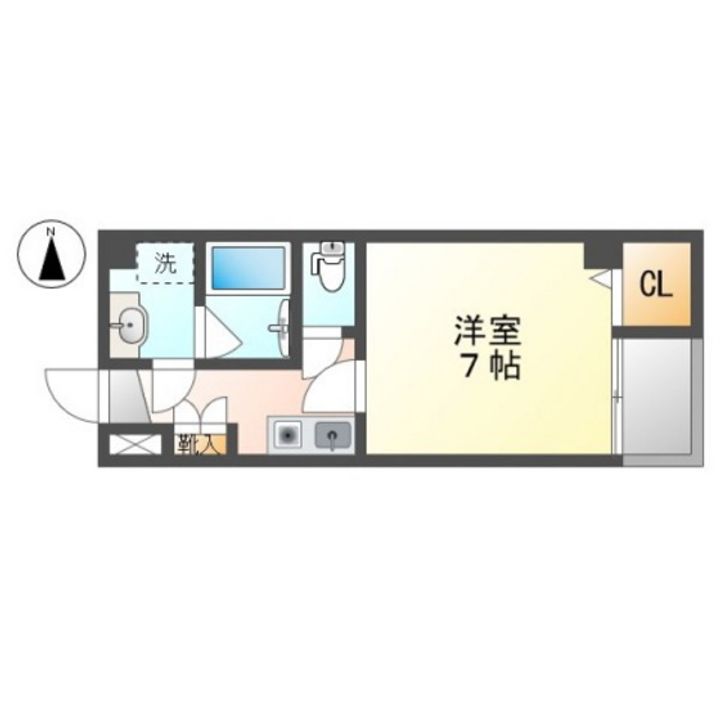 SEMS富田町の間取り