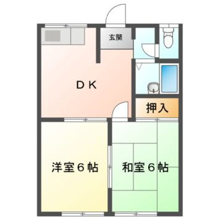 エステートピアいーばの間取り