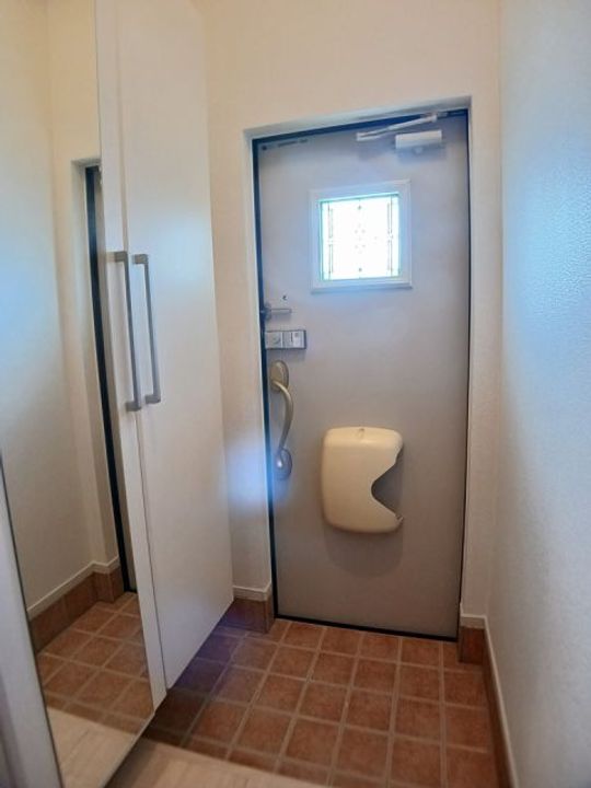 福島県いわき市平赤井字大根内(アパート)の賃貸物件の玄関