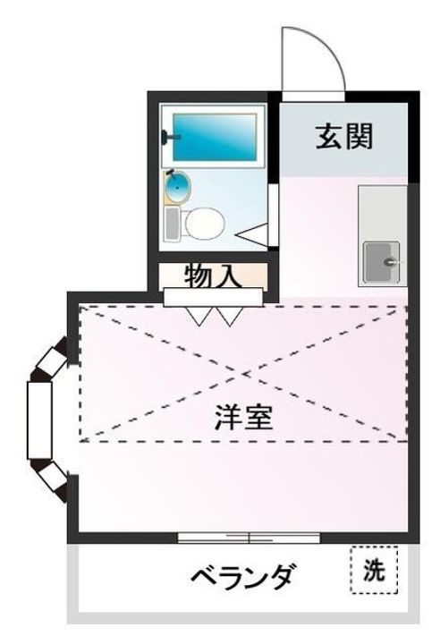 アメニティ所沢の間取り