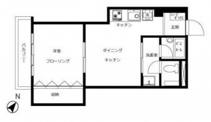 グリーンヒル柴田屋の間取り